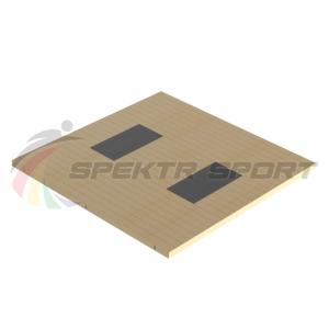 Купить Помост тяжелоатлетический 3х3х0,1м, рез. амортизаторы 1х0,5х0,04м в Отрадном 