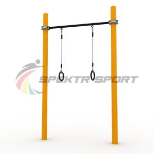 Купить Турник классический для занятий Воркаут с кольцами SP WRK-07 + Rings_76mm в Отрадном 