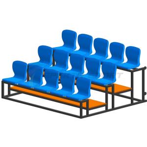 Купить Трибуна мобильная 3 ряда сиденья пластиковые на 15 мест в Отрадном 
